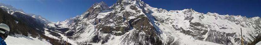 Monte Bianco from Courmayeur