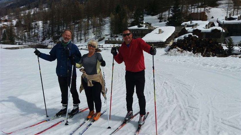 cross country skiing